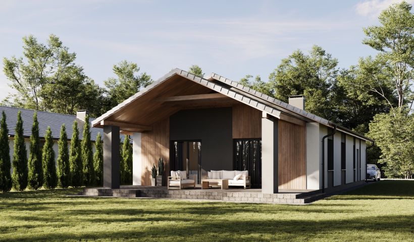 Domy parterowe w Słupi Pod Kępnem