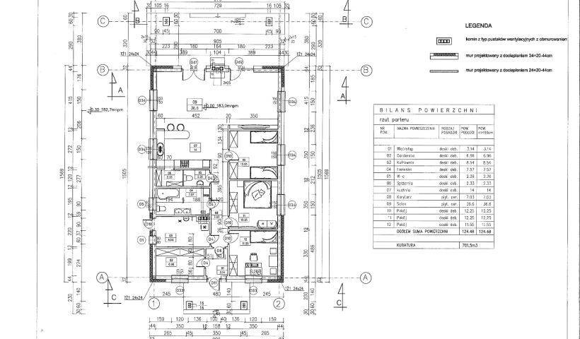 Domy parterowe w Słupi Pod Kępnem