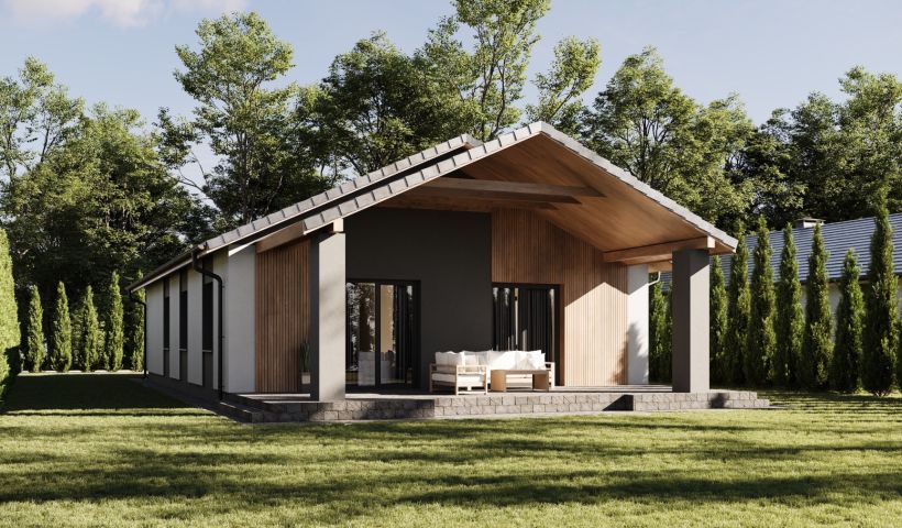 Domy parterowe w Słupi Pod Kępnem