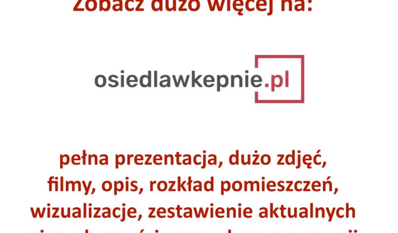 Domy parterowe w Słupi Pod Kępnem