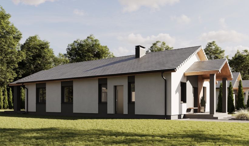 Domy parterowe w Słupi Pod Kępnem